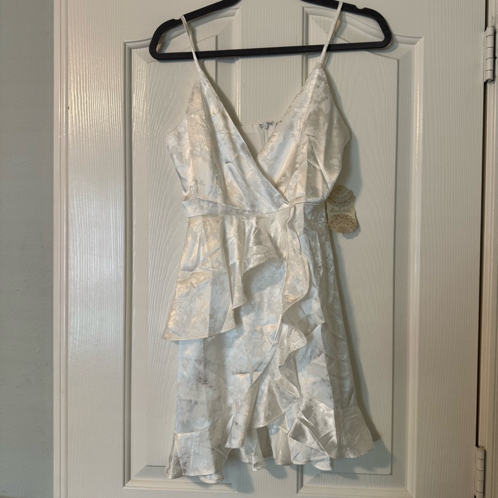 White Silk Dress